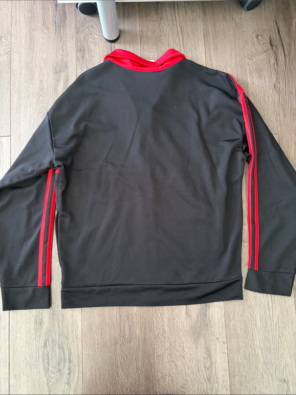 adidas Boy’s Red and Black Track Jacket & Pants Set. Size Medium 10/12 - Picture 4 of 6